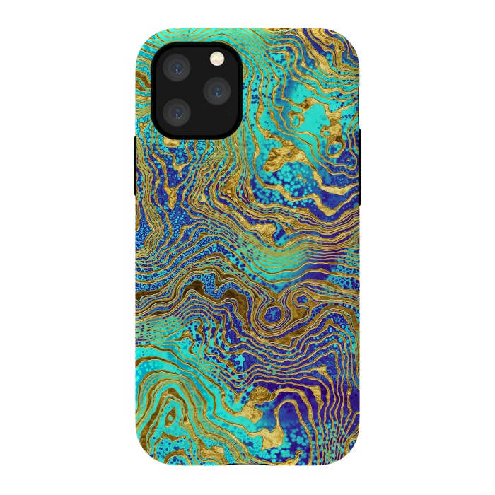 iPhone 11 Pro StrongFit Abstract Marble V by Art Design Works