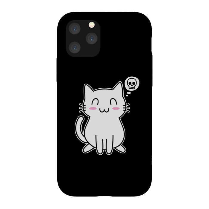 iPhone 11 Pro StrongFit My Lovely Kitty by Mitxel Gonzalez