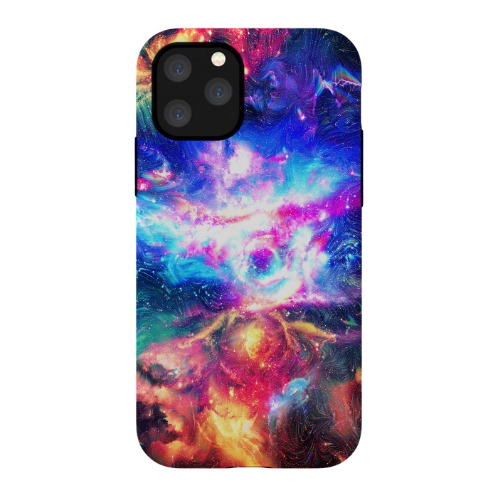 iPhone 11 Pro StrongFit Colorful Galaxy by Art Design Works