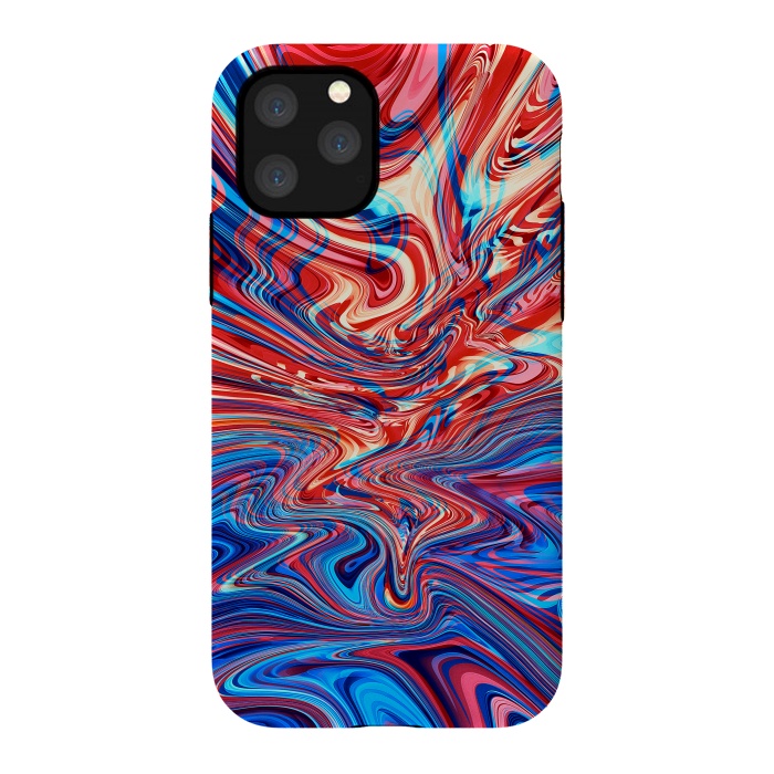 iPhone 11 Pro StrongFit Abstract Waves by Art Design Works