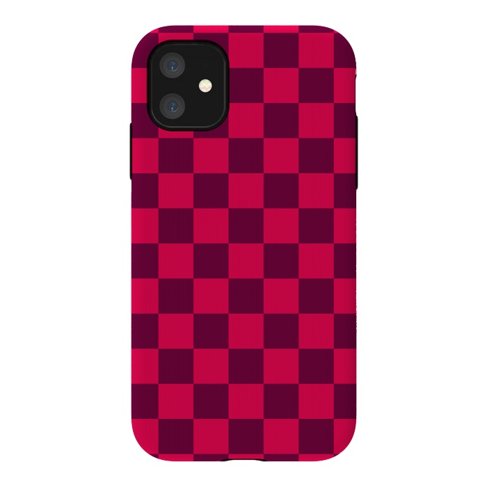 iPhone 11 StrongFit Checkered Pattern IV by Art Design Works