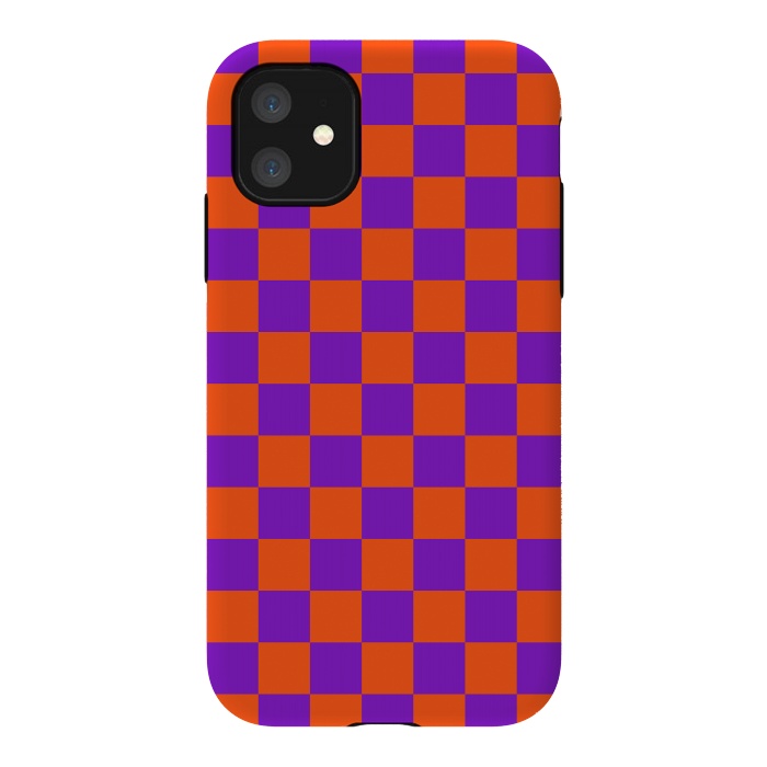 iPhone 11 StrongFit Checkered Pattern VIII by Art Design Works