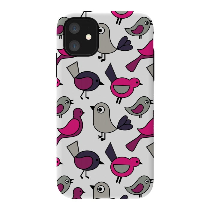 iPhone 11 StrongFit Cute birds by Martina