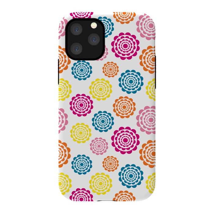 iPhone 11 Pro StrongFit Bright Flowers by Martina