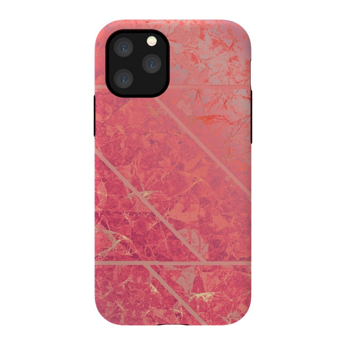 iPhone 11 Pro StrongFit Pink Marble Texture G281 by Medusa GraphicArt