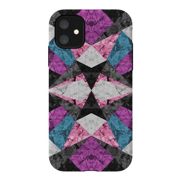 iPhone 11 StrongFit Marble Geometric Background G438 by Medusa GraphicArt