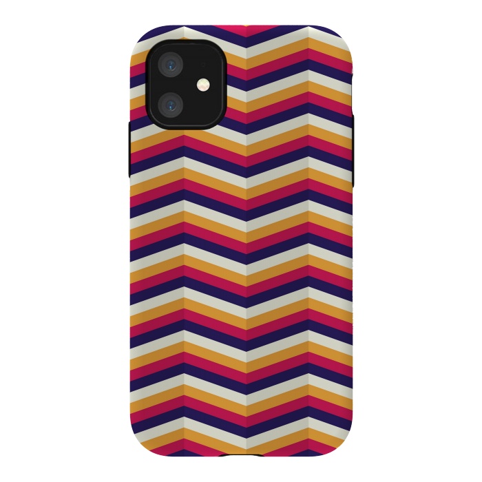 iPhone 11 StrongFit TRIANGLE LINES PATTERN by MALLIKA