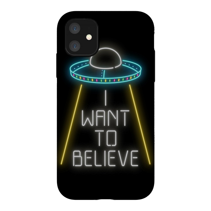 iPhone 11 StrongFit I want to believe by Laura Nagel