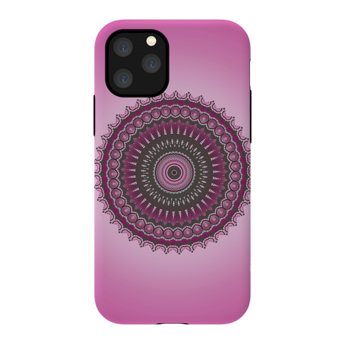 iPhone 11 Pro StrongFit Pink Mandala Ornament 2 by Andrea Haase