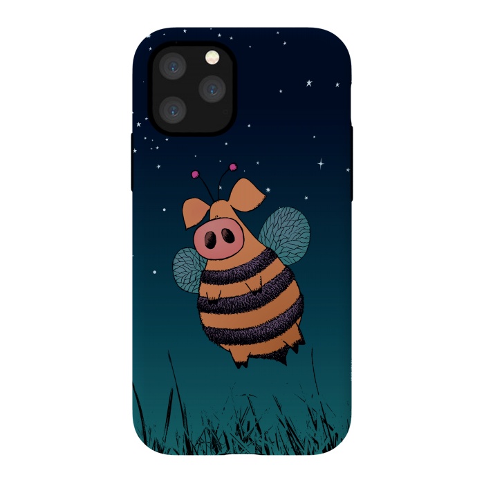 iPhone 11 Pro StrongFit Bumblepig by Mangulica