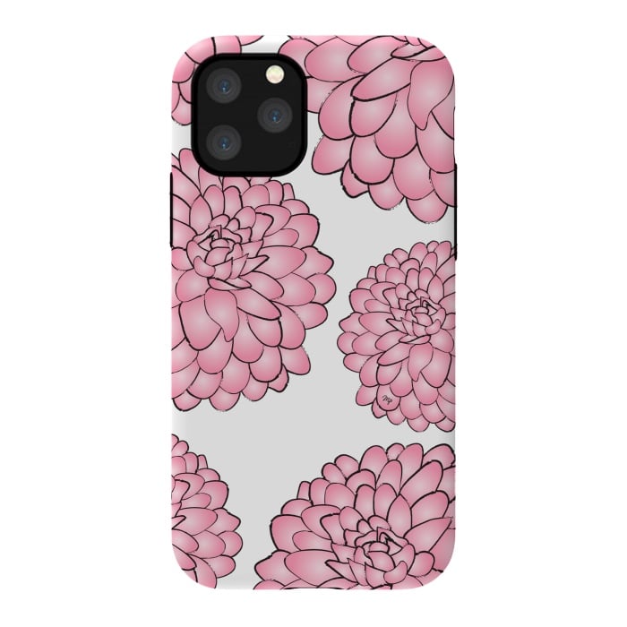 iPhone 11 Pro StrongFit Pink Chrysanthemum by Martina