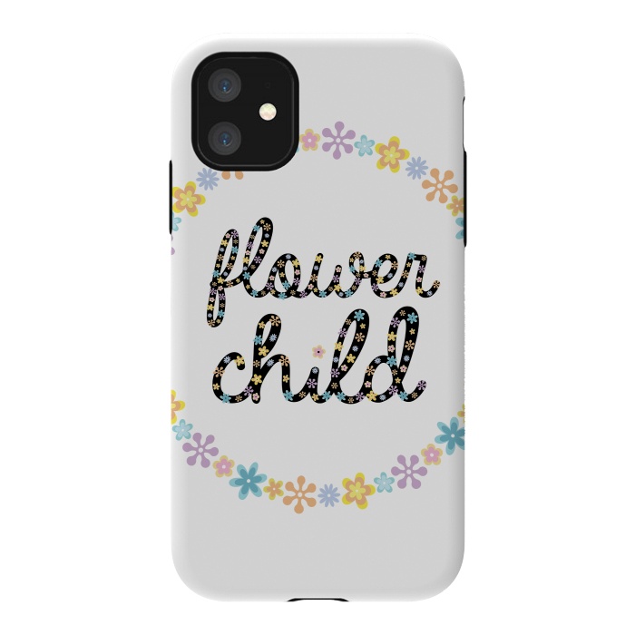 iPhone 11 StrongFit Flower child by Laura Nagel