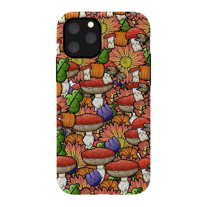 iPhone 11 Pro StrongFit Autumn Pattern by Steve Wade (Swade)