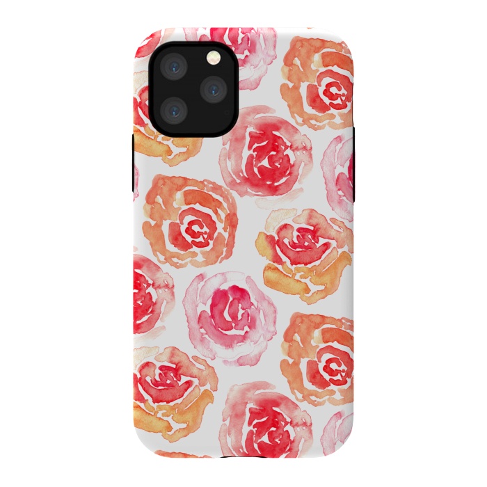 iPhone 11 Pro StrongFit Rows of Roses  by Tigatiga