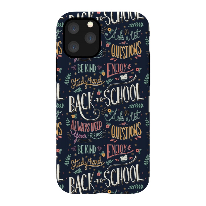 iPhone 11 Pro StrongFit Back to school colorful by Jelena Obradovic