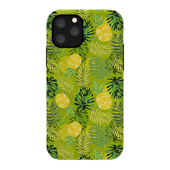 iPhone 11 Pro StrongFit Eve's colorful pineapple garden Jungle by  Utart