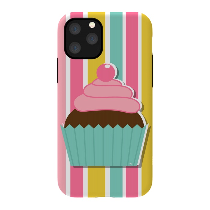 iPhone 11 Pro StrongFit Colorful cupcake by Martina