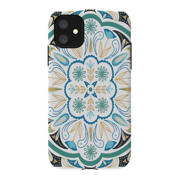 iPhone 11 StrongFit Boho Medallion by TracyLucy Designs