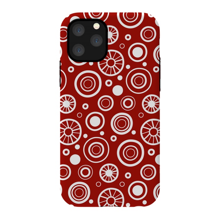 iPhone 11 Pro StrongFit Crazy White Dots by Majoih