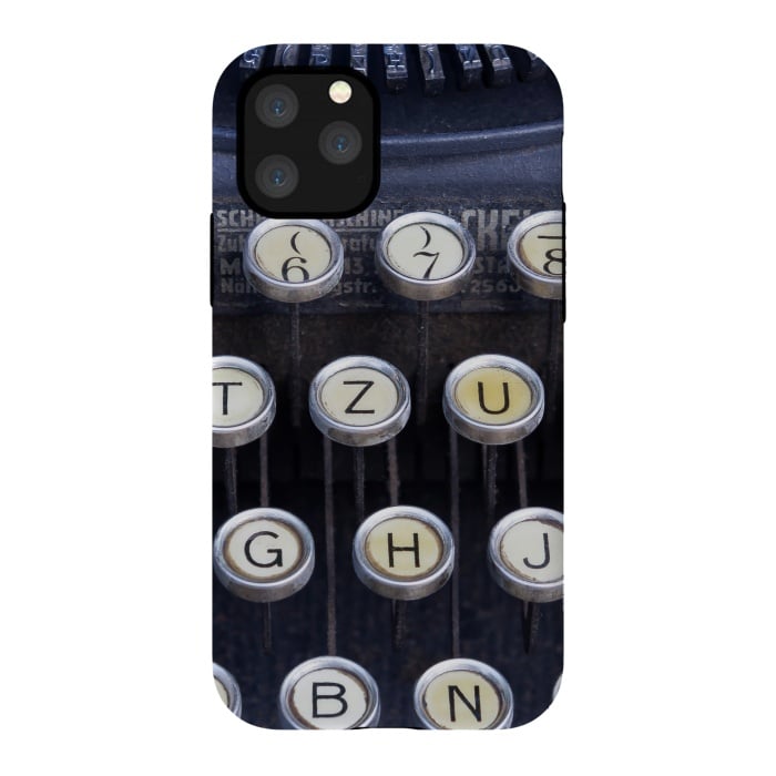 iPhone 11 Pro StrongFit Old Typewriter by Andrea Haase