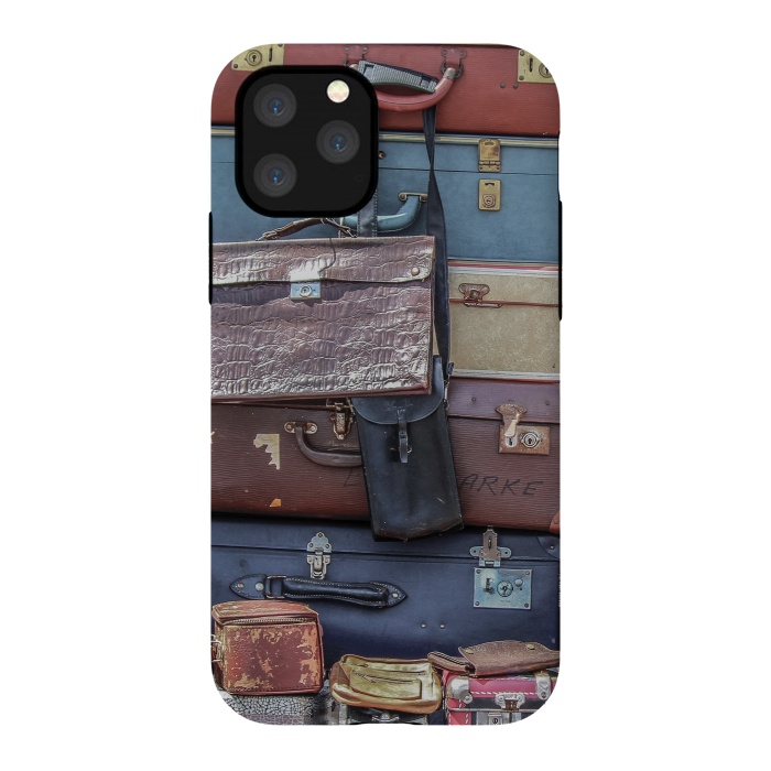 iPhone 11 Pro StrongFit Collection Of Old Suitcase by Andrea Haase