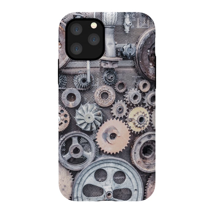 iPhone 11 Pro StrongFit Vintage Steampunk Gear by Andrea Haase