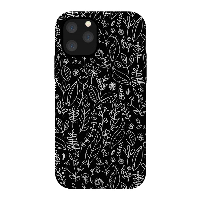 iPhone 11 Pro StrongFit Licorice Nature Doodle  by Tigatiga