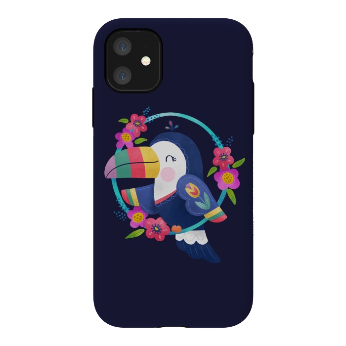 iPhone 11 StrongFit Tropical Toucan by Noonday Design