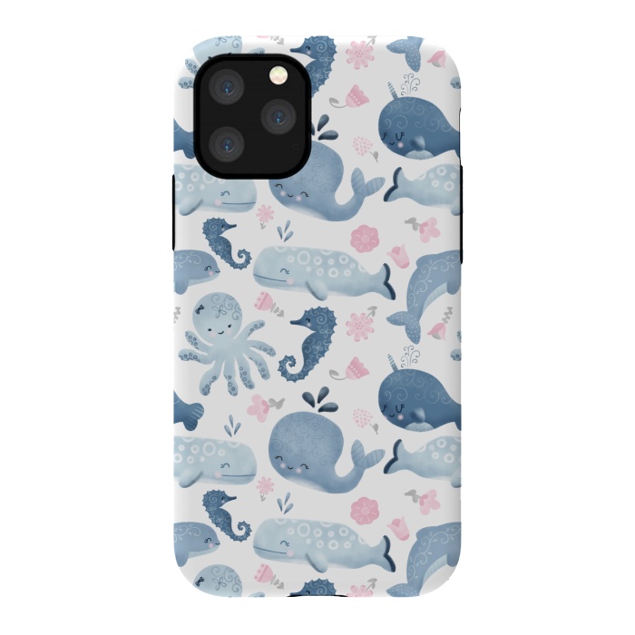 iPhone 11 Pro StrongFit Ocean Friends by Noonday Design