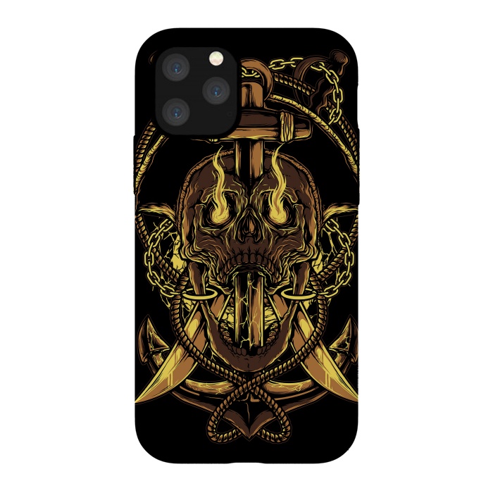 iPhone 11 Pro StrongFit Death Pirate by Afif Quilimo