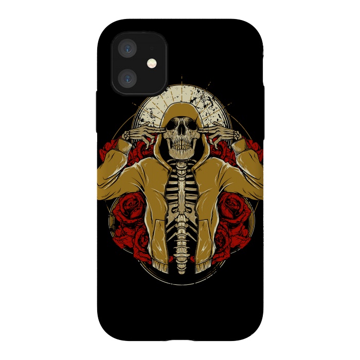 iPhone 11 StrongFit Hip Hop and Roses by Afif Quilimo