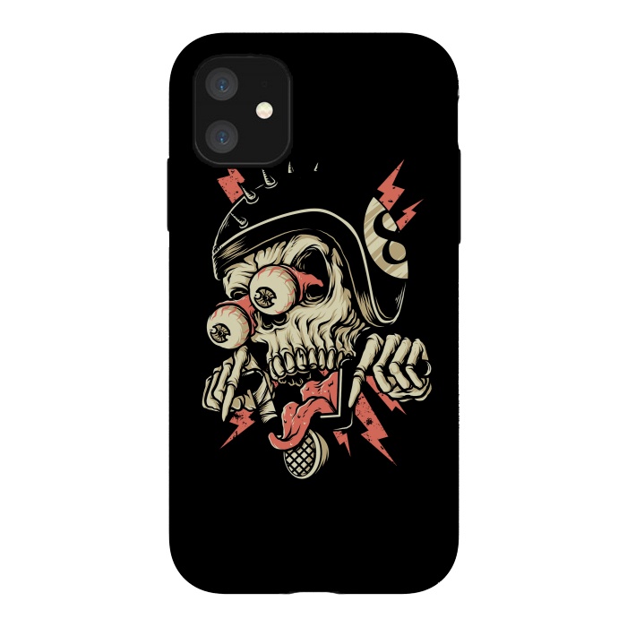 iPhone 11 StrongFit Freaky Biker by Afif Quilimo
