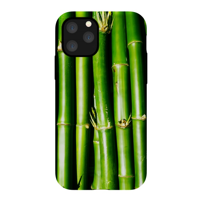 iPhone 11 Pro StrongFit Bamboo Zen Green Nature by BluedarkArt