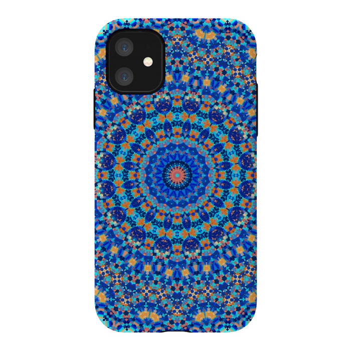 iPhone 11 StrongFit Abstract Mandala III by Art Design Works