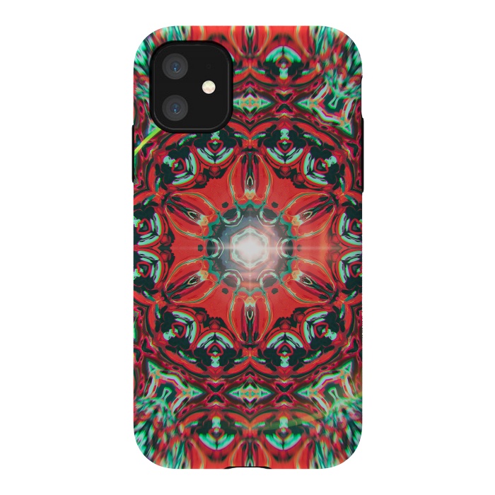 iPhone 11 StrongFit Abstract Mandala I by Art Design Works