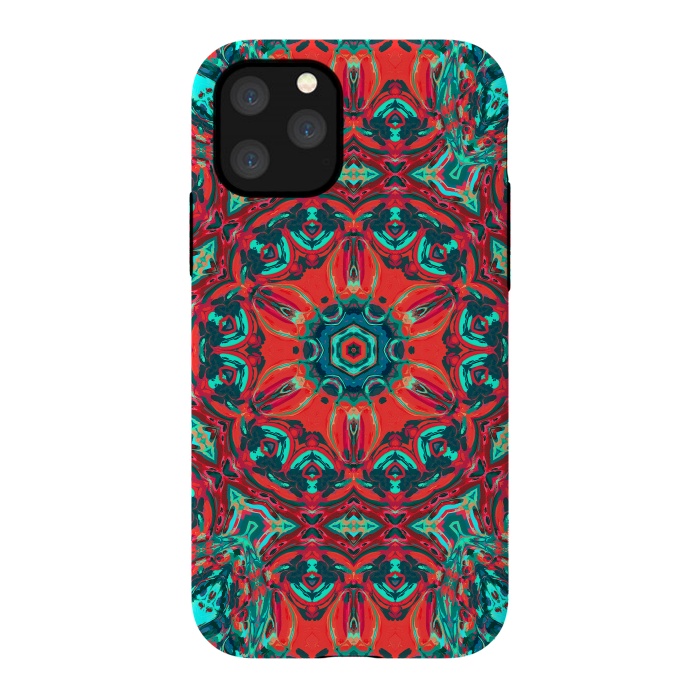 iPhone 11 Pro StrongFit Abstract Mandala II by Art Design Works
