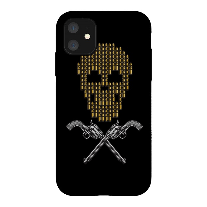 iPhone 11 StrongFit Skull Bullets by Afif Quilimo