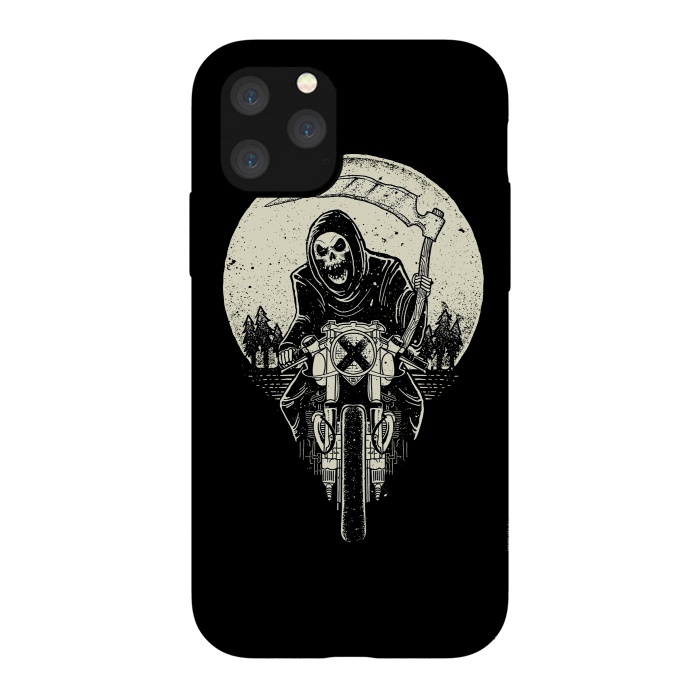 iPhone 11 Pro StrongFit Grim Racer by Afif Quilimo