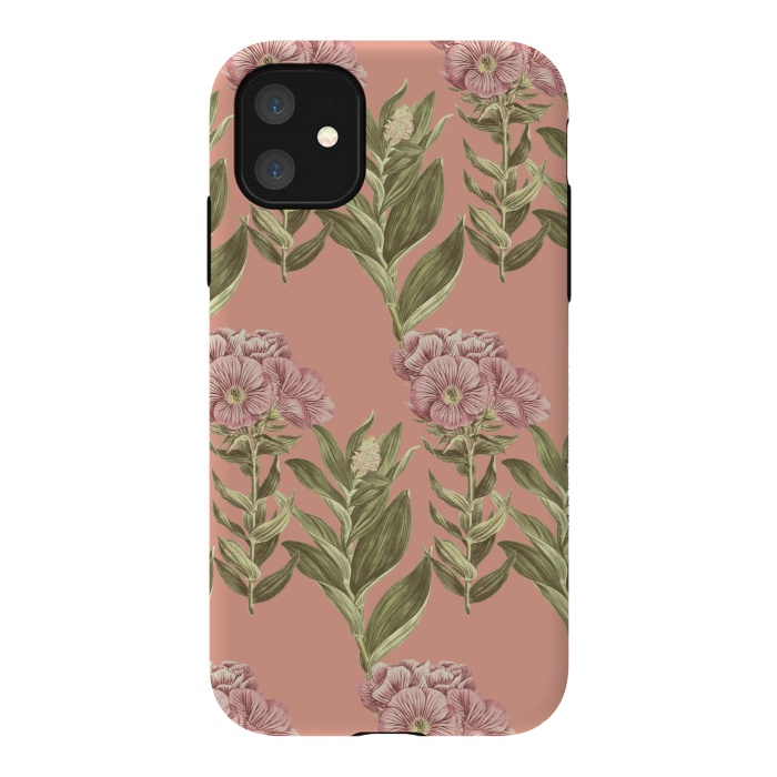 iPhone 11 StrongFit Blush Pink Flowers by Zala Farah