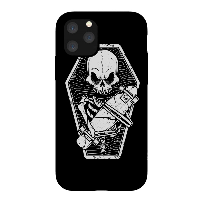iPhone 11 Pro StrongFit Skull Until the End by Afif Quilimo