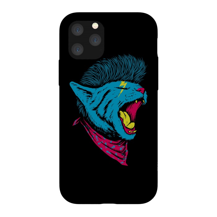 iPhone 11 Pro StrongFit Cat Punk by Afif Quilimo