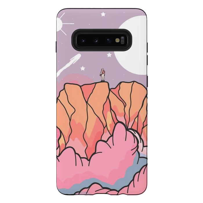 Galaxy S10 plus StrongFit The lost astronaut by Steve Wade (Swade)