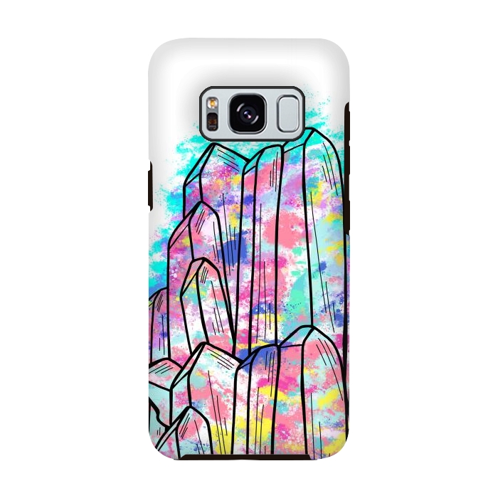 Galaxy S8 StrongFit Crystal rock by Steve Wade (Swade)