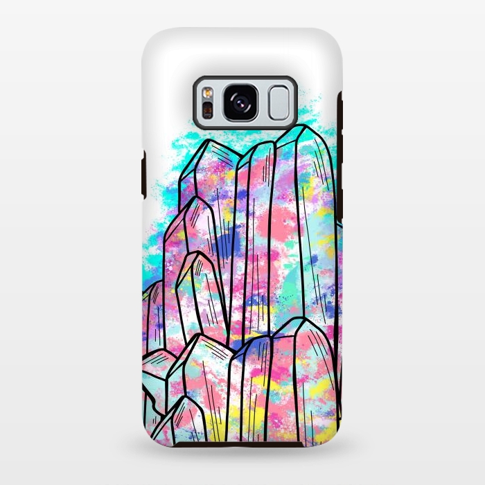 Galaxy S8 plus StrongFit Crystal rock by Steve Wade (Swade)