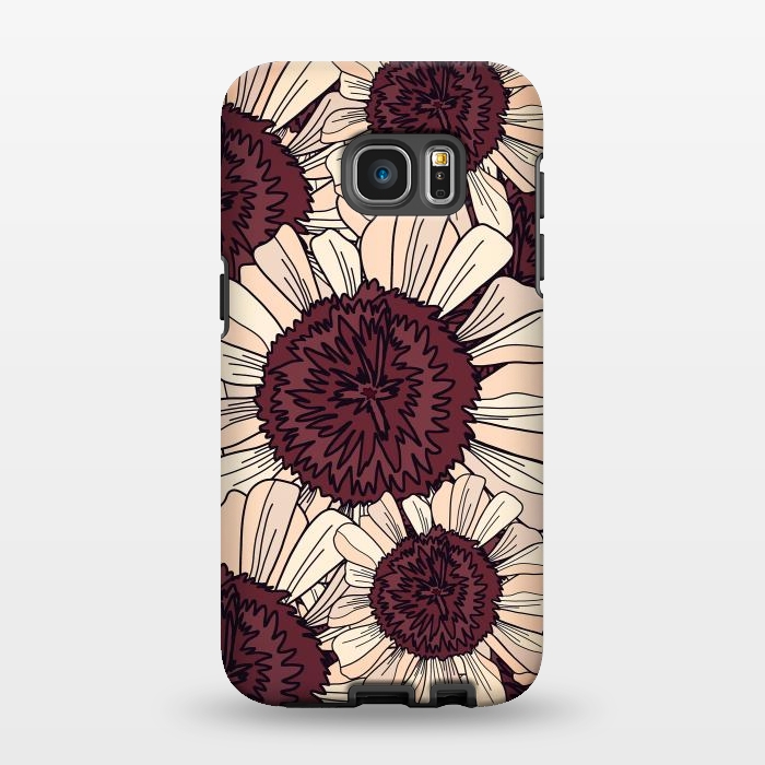 Galaxy S7 EDGE StrongFit Autumn flowers by Steve Wade (Swade)