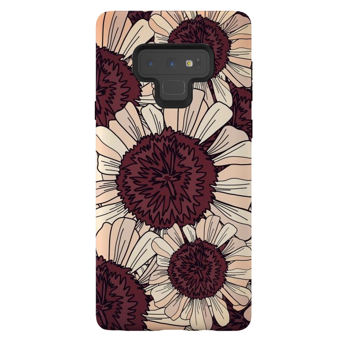 Galaxy Note 9 StrongFit Autumn flowers by Steve Wade (Swade)