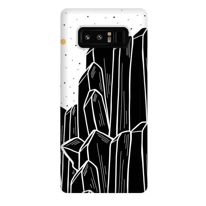 Galaxy Note 8 StrongFit The black cystal by Steve Wade (Swade)