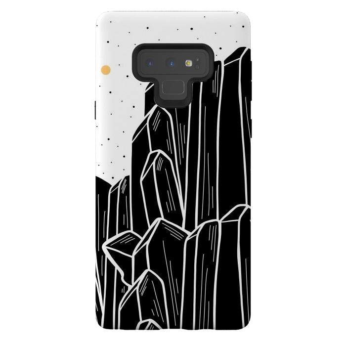 Galaxy Note 9 StrongFit The black cystal by Steve Wade (Swade)