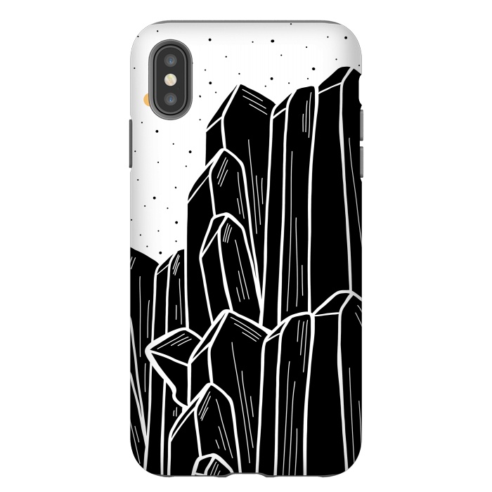 iPhone Xs Max StrongFit The black cystal by Steve Wade (Swade)