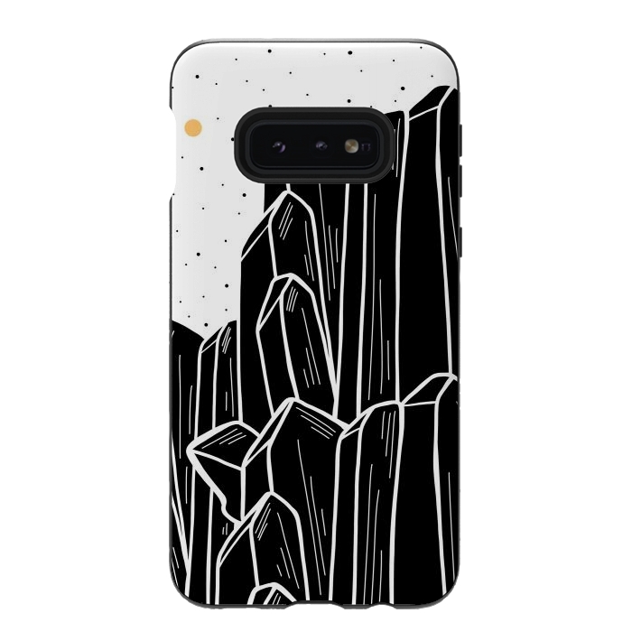Galaxy S10e StrongFit The black cystal by Steve Wade (Swade)